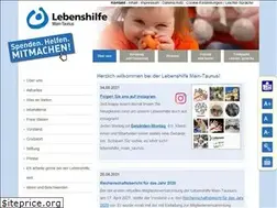 Sites similar to lebenshilfe-main-taunus.de