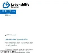 Sites similar to lebenshilfe-schweinfurt.de