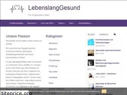 Sites similar to lebenslanggesund.de