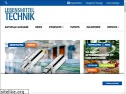 Sites similar to lebensmitteltechnik-online.de