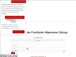 Sites similar to lebenswege.faz.net
