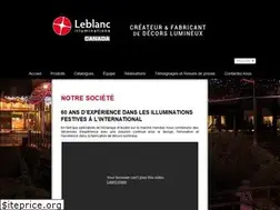 Sites similar to leblanc-illuminations.ca