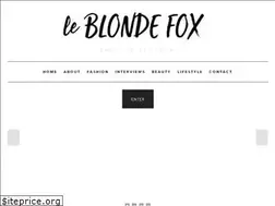 Sites similar to leblondefox.com