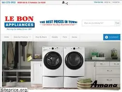 Sites similar to lebonappliance.com
