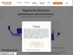 Sites similar to leboncoinsolutionspro.fr