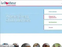 Sites similar to lebonheur.org