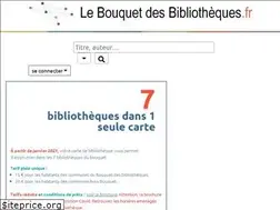 Sites similar to lebouquetdesbibliotheques.fr