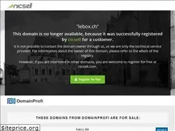 Sites similar to lebox.ch