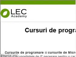 Sites similar to lec-academy.ro