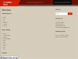 Sites similar to lecedrusnails.com