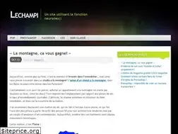Sites similar to lechampi.wordpress.com