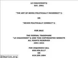 Sites similar to lechauvinist.com
