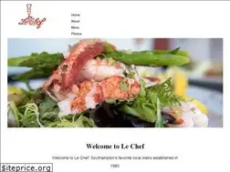 Sites similar to lechefbistro.com
