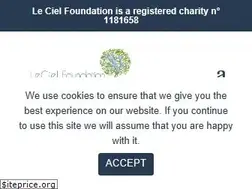 Sites similar to lecielfoundation.com