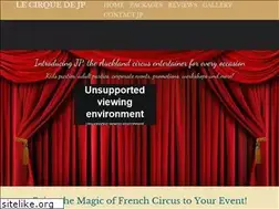 Sites similar to lecirquedejp.co.nz