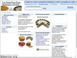 Sites similar to lecker-backen.de