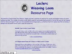 Sites similar to leclercweavinglooms.com