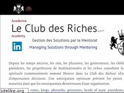 Sites similar to leclubdesriches.com