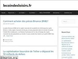 Sites similar to lecoindesloisirs.fr