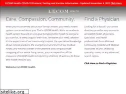 Sites similar to lecomhealth.com