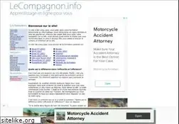 Sites similar to lecompagnon.info