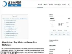 Sites similar to lecomptoirdutroc.fr
