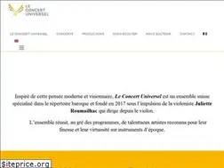 Sites similar to leconcertuniversel.com