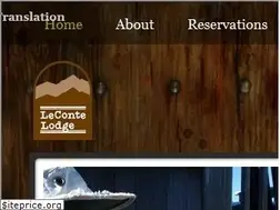 Sites similar to lecontelodge.com