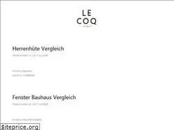 Sites similar to lecoqdor-berlin.de