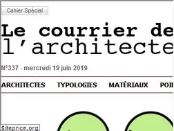 Sites similar to lecourrierdelarchitecte.com