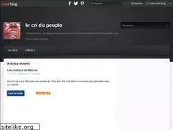 Sites similar to lecridupeuple.over-blog.com