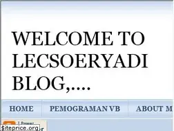 Sites similar to lecsoeryadi.blogspot.com