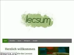 Sites similar to lecsum.de
