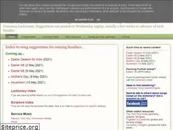 Sites similar to lectionarysong.blogspot.com