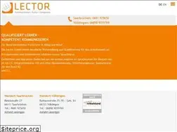 Sites similar to lector-gmbh.de