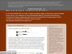 Sites similar to lectorcorrector.blogspot.com