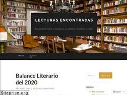 Sites similar to lecturasencontradas.wordpress.com