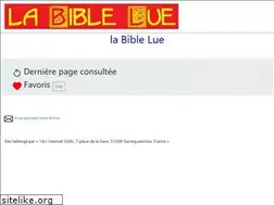 Sites similar to lecturedelabible.org