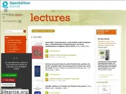 Sites similar to lectures.revues.org