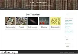 Sites similar to lectures4you.de