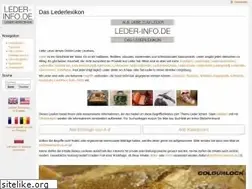 Sites similar to leder-info.de