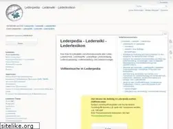 Sites similar to lederpedia.de