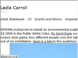Sites similar to lediacarroll.com