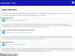 Sites similar to ledigajobbifalun.se