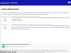 Sites similar to ledigajobbikarlstad.se