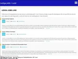 Sites similar to ledigajobbilund.se