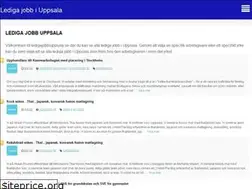 Sites similar to ledigajobbiuppsala.se