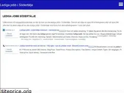 Sites similar to ledigajobbsodertalje.se
