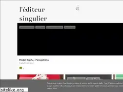 Sites similar to lediteursingulier.blogspot.com
