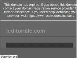Sites similar to leditoriale.com